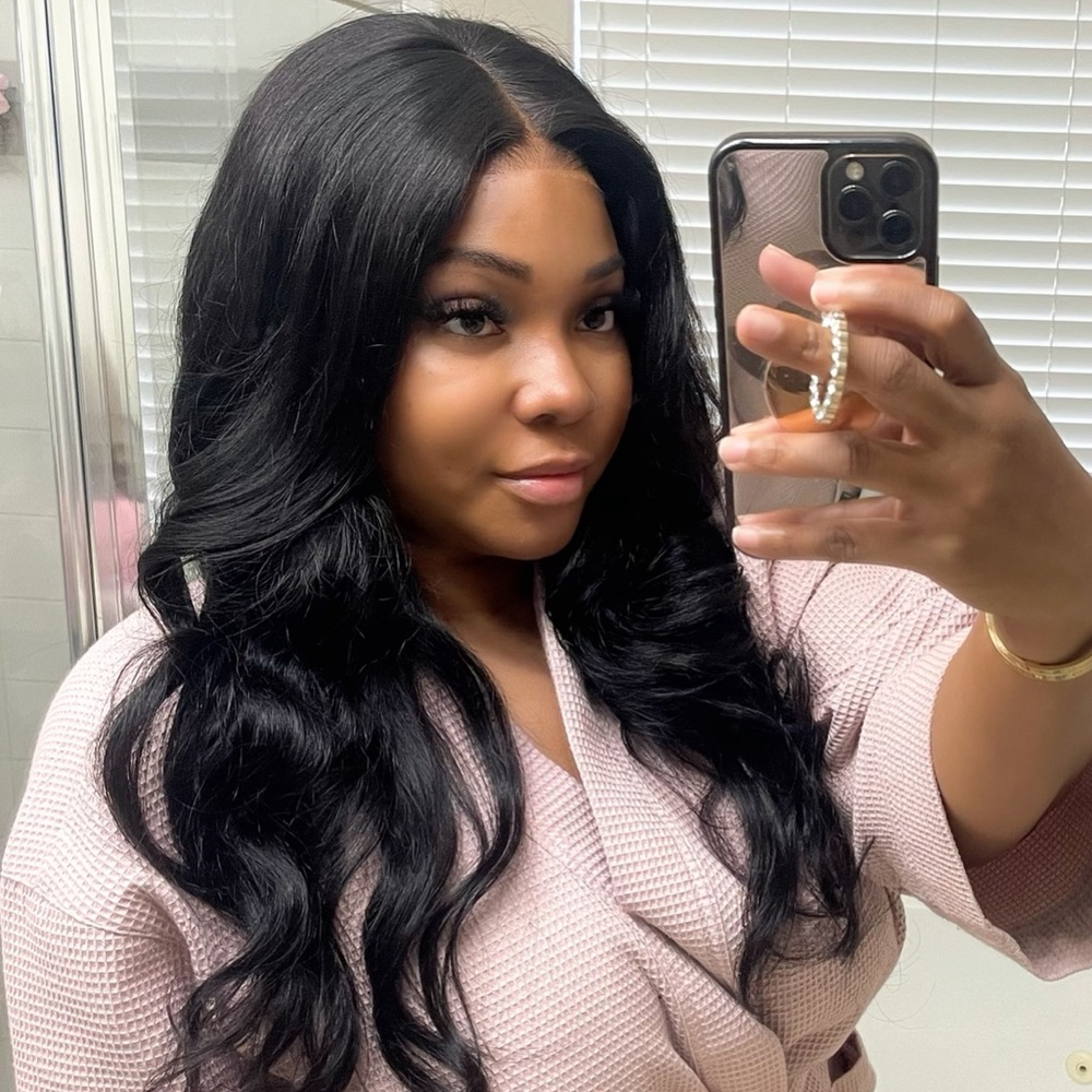 Layered Brazilian body wave wig (F)